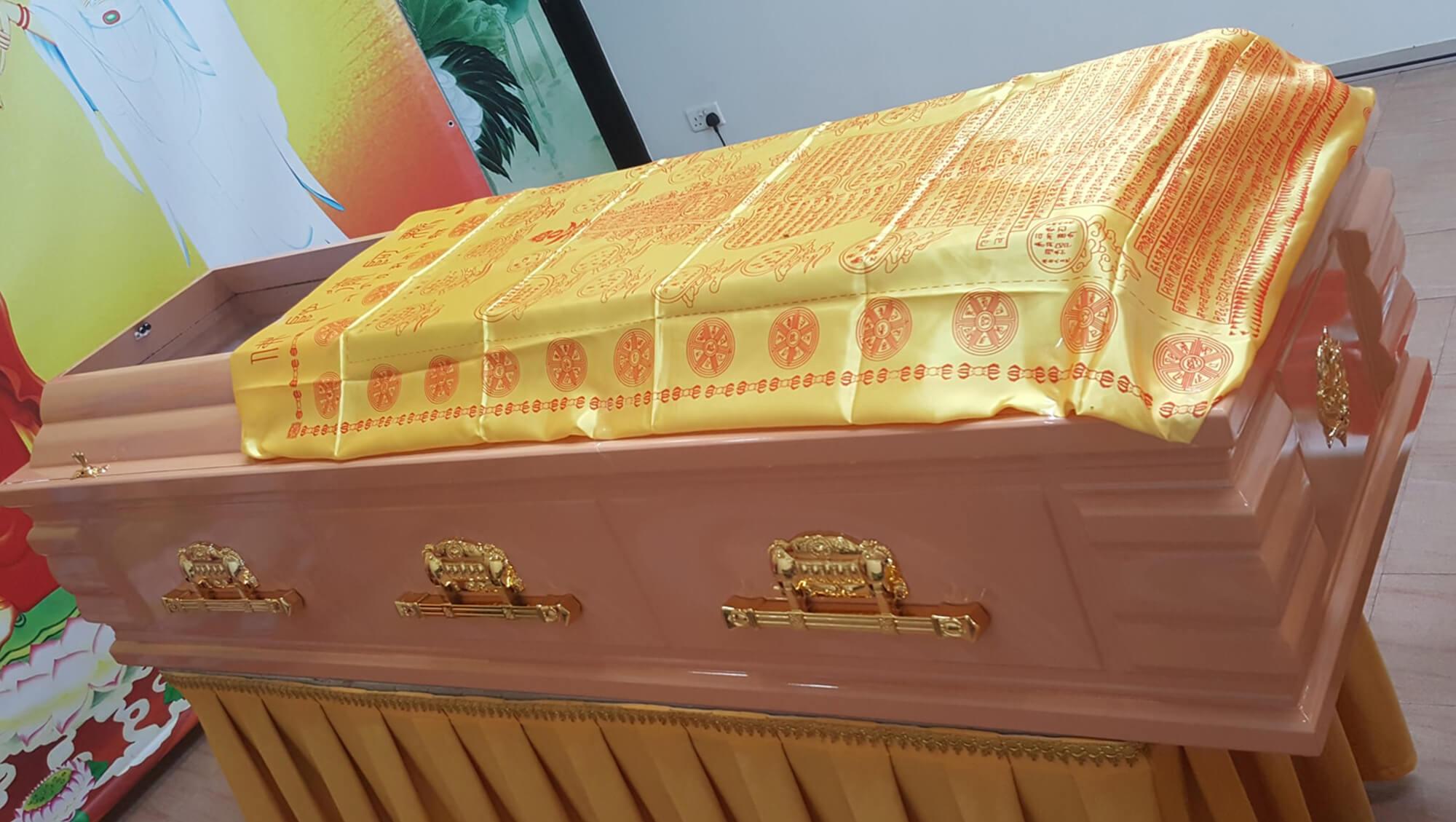 Casket with Afterlife Blanket