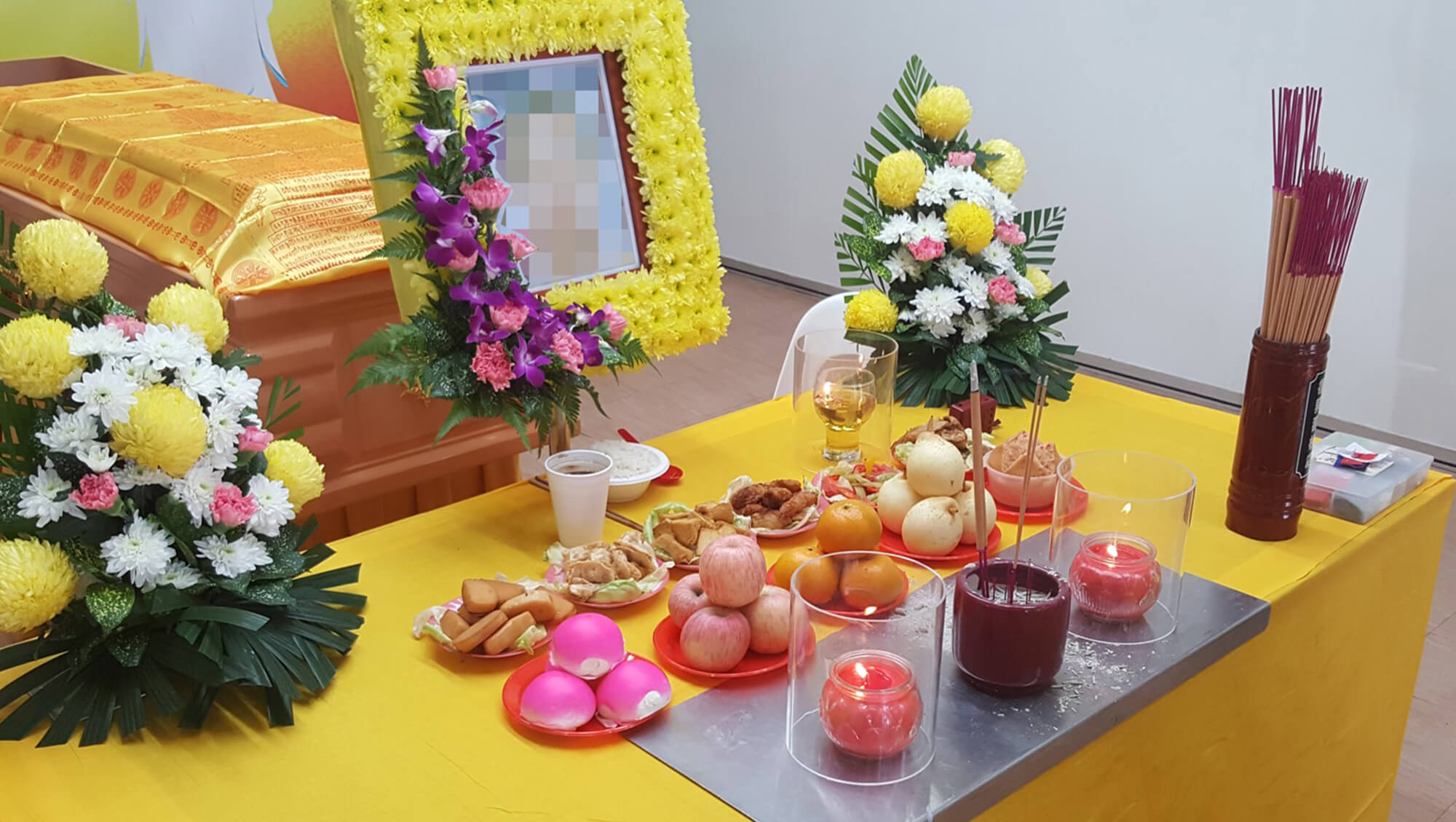 Memorial Altar Setup