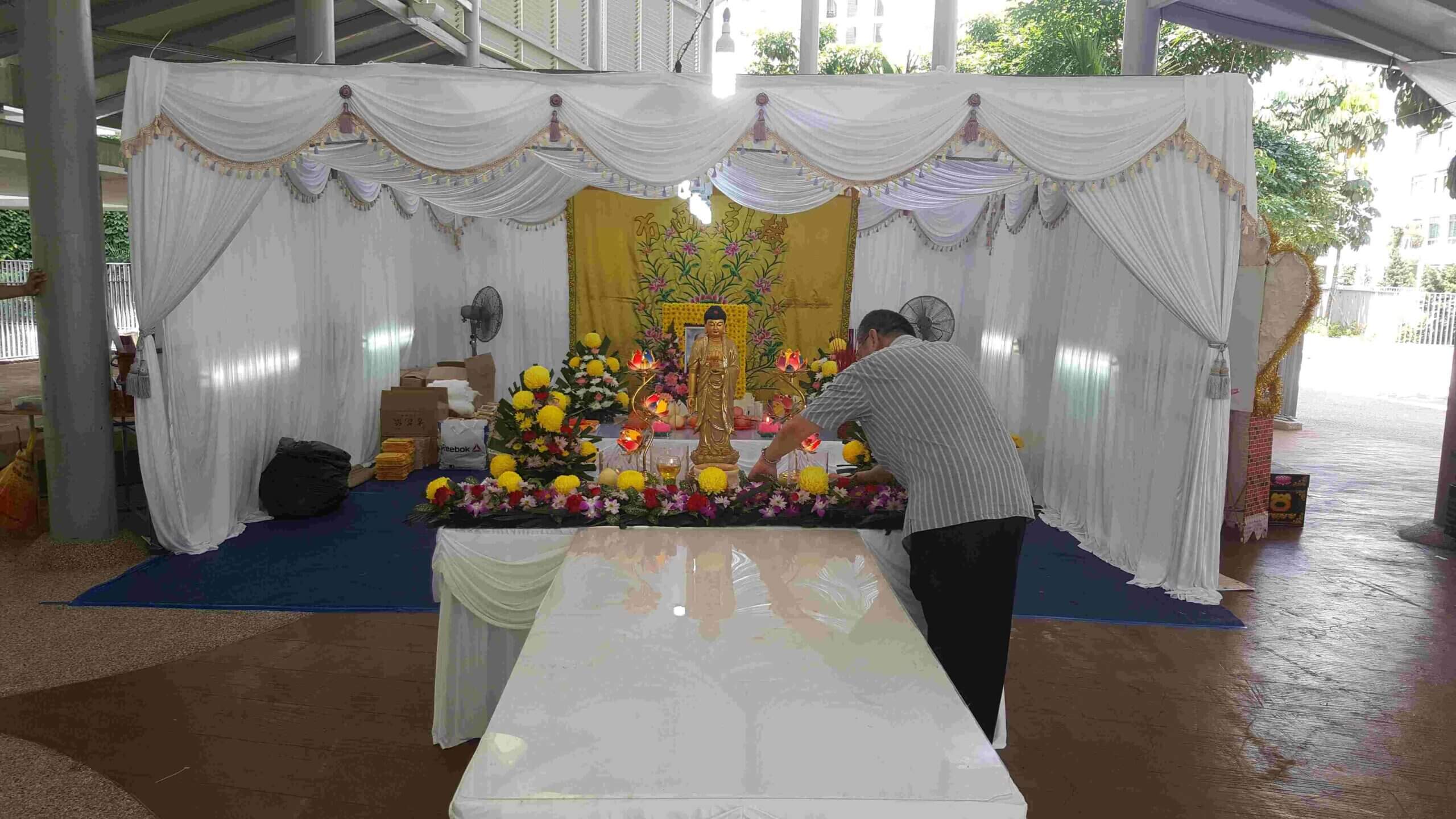 Buddha Altar Setup